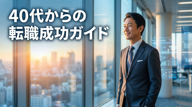 【2026年最新】40代転職の成功ガイド完全版｜厳しい現実を乗り越える5つの戦略と未経験からでも転職できる職種
