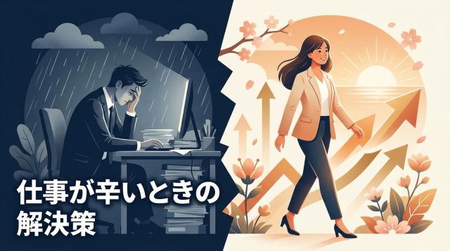 仕事が辛いと感じたら読む完全ガイド｜限界サインと今すぐできる10の対処法【2026年版】