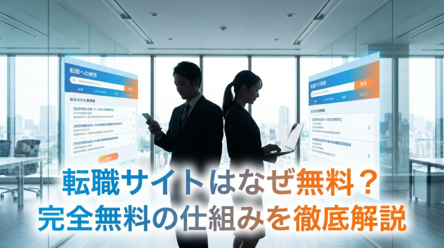 転職サイトはなぜ無料？完全無料で使える仕組みと理由を徹底解説【2026年最新】
