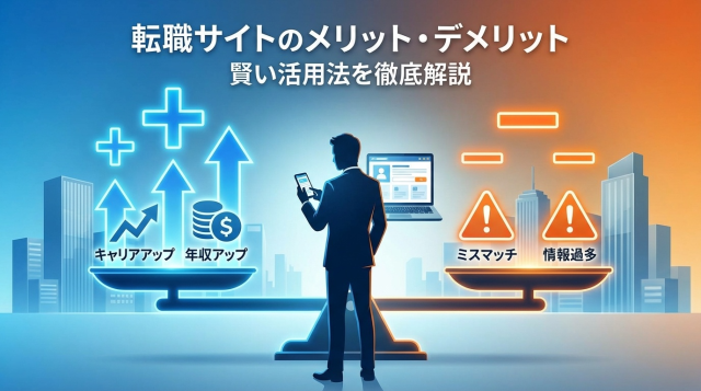 転職サイトのメリット・デメリット完全ガイド｜賢い活用法と注意点を徹底解説【2026年最新】