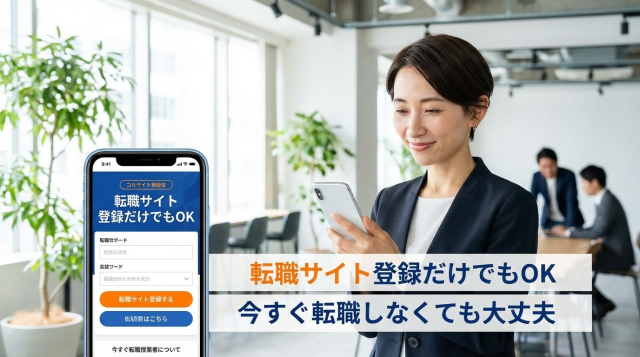 転職サイトは登録だけでもOK！会社バレ対策とメリット完全ガイド