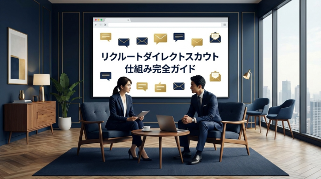 リクルートダイレクトスカウトの仕組みを完全解説【2026年最新】スカウトが届く流れ・登録方法・会社にバレない設定まで徹底ガイド