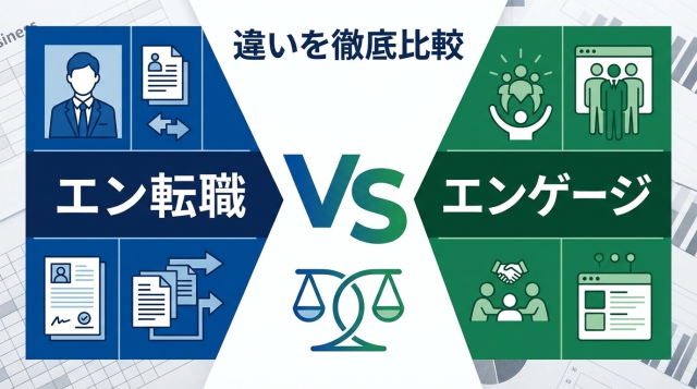 エン転職とエンゲージの違いを徹底比較！料金・特徴・選び方を完全解説【2026年最新版】
