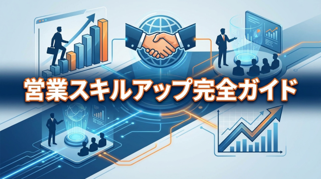 【2026年最新版】営業のスキルアップ完全ガイド｜必須スキル9選と実践的な向上方法を徹底解説