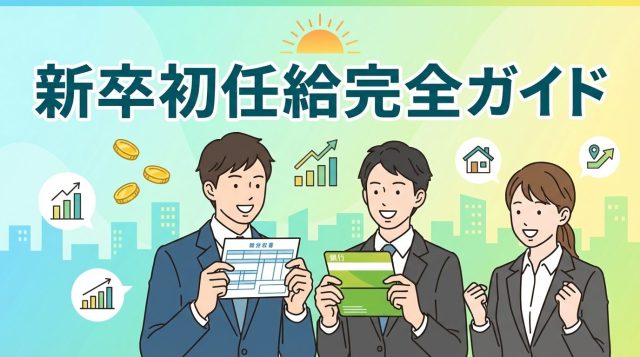 【2026年最新】新卒初任給の平均はいくら？手取り計算・業界別ランキング・賢い使い道を完全解説