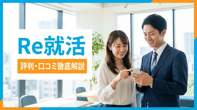 Re就活の評判・口コミは？【2026年最新】20代・第二新卒の転職にやばい？実際の体験談とメリット・デメリット徹底解説