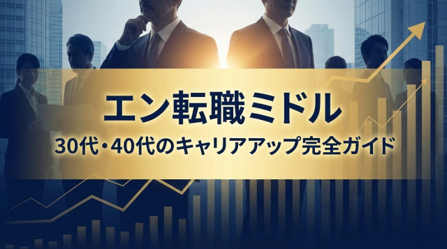エン転職ミドルの評判は?30代・40代のキャリアアップ転職成功の完全ガイド