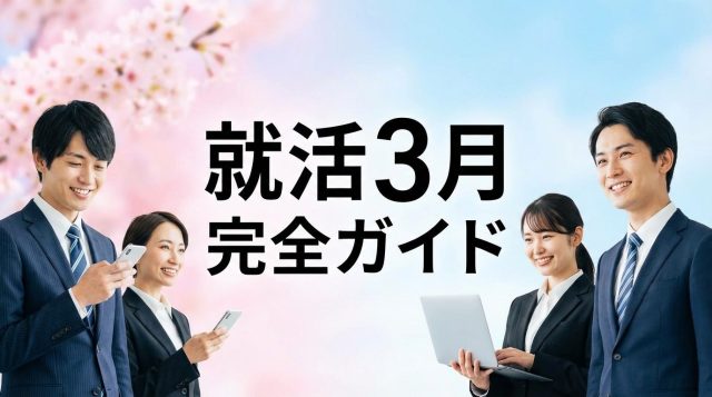 【2026年最新】就活3月の完全ガイド｜解禁日までの準備・スケジュール・やるべきことを徹底解説