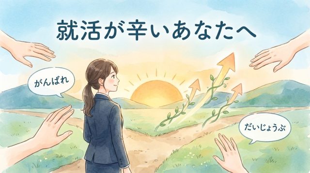 就活が辛い時の対処法【原因別9つの解決策】メンタルケアで乗り越える方法