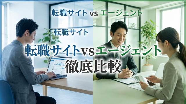 転職サイトと転職エージェントの違いを徹底比較【2026年版】あなたに向いているのはどっち？使い分けと併用のコツ