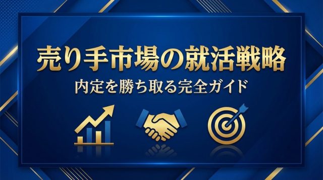 【2026年最新】売り手市場の就活完全ガイド｜内定を勝ち取る戦略と注意点
