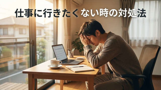 仕事に行きたくない時の対処法20選【2026年版】原因別の解決策と転職すべきサインを徹底解説