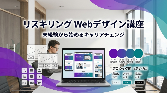 リスキリング×Webデザインで未来を切り拓く｜補助金活用から実践スキルまで完全ガイド2026