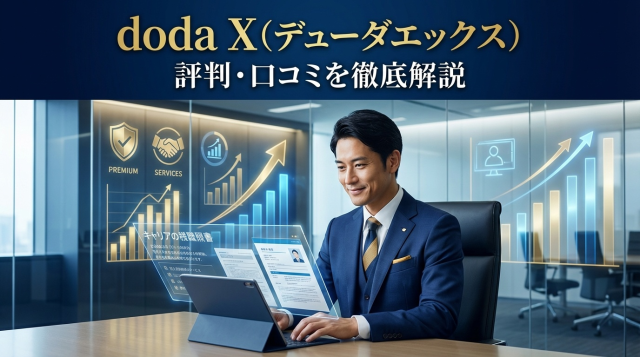 doda X（デューダエックス）の評判・口コミを徹底解説｜ハイクラス転職で年収アップは本当？