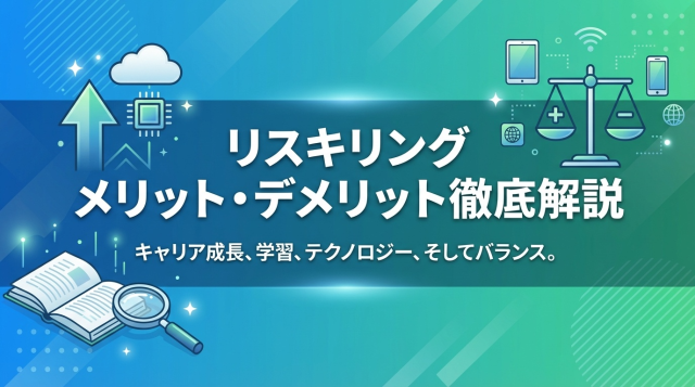 【2026年最新版】リスキリングのメリット・デメリット完全ガイド｜個人・企業の成功戦略と失敗しない進め方