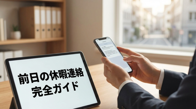 【2026年最新】前日に仕事を休む理由30選｜上司が納得する伝え方と例文・マナー完全ガイド