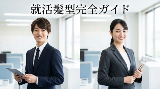 就活の髪型完全ガイド【男女別】面接で好印象を与える失敗しないヘアスタイルとセット方法