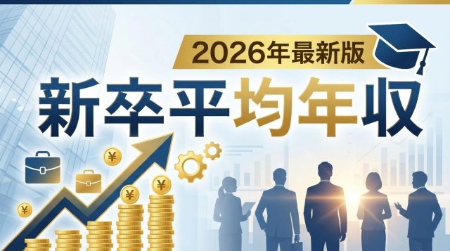 【2026年最新】新卒の平均年収はいくら?大卒・高卒別や業界別の初任給・手取り額を徹底解説
