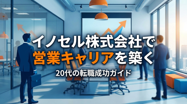 イノセル株式会社で20代営業職のキャリアアップ｜内定率70.1%の転職成功ガイド