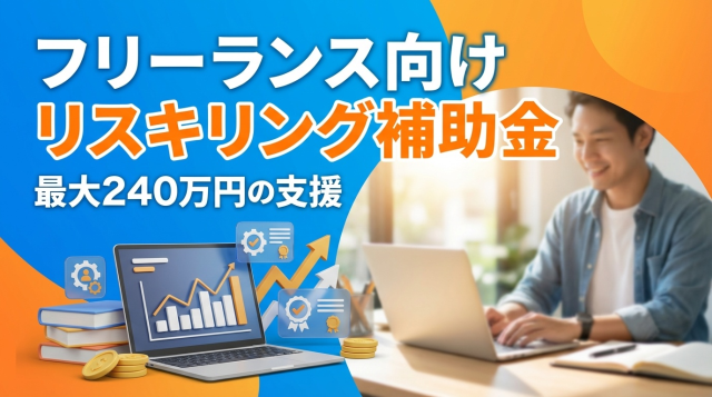 【2026年最新】フリーランス向けリスキリング補助金・融資制度完全ガイド｜対象者・申請方法・活用術